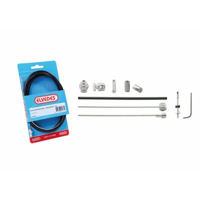 Elvedes Universele trommelremkabelset RVS - Achterrem