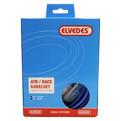 Elvedes Kabelset derailleur ATB/RACE Blauw