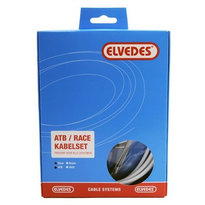 Elvedes Kabelset derailleur ATB/RACE Wit