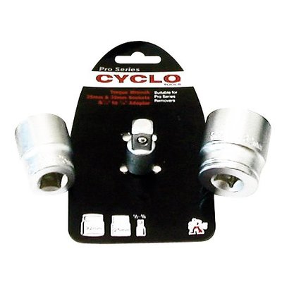 Cyclo Tools dopsleutelset voor momentsleutel