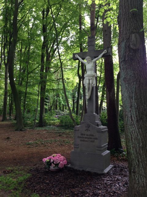 Spezialreinigung an einem Denkmal