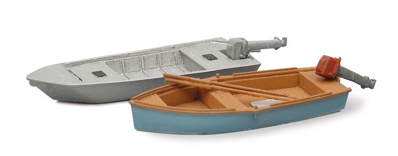 Anglerboote modern (2x), 1:87 Bausatz aus Resin, unlackiert