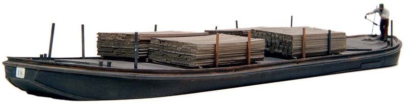Dekschuit - resin bouwpakket - 1:87