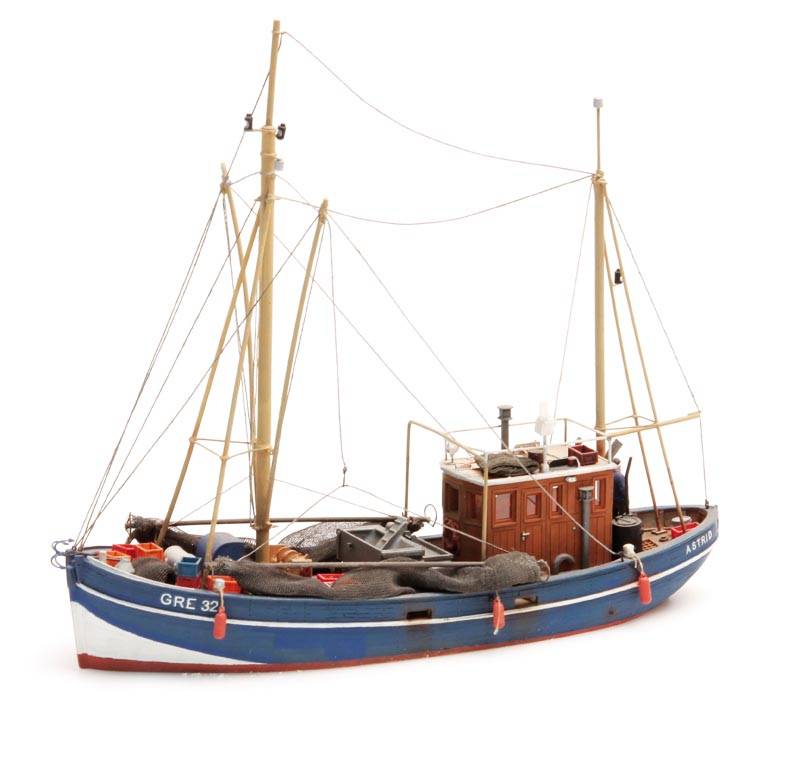 Krabbenkutter Wasserlinie - Bausatz aus Resin - 1:87