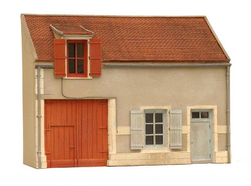 Fassade N Frankreich, 1:87, Bausatz aus Resin, unlackiert