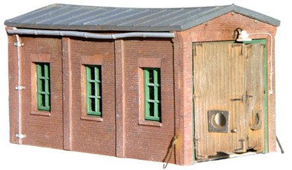Köf loods, 1:160, bouwpakket uit resin, ongeverfd