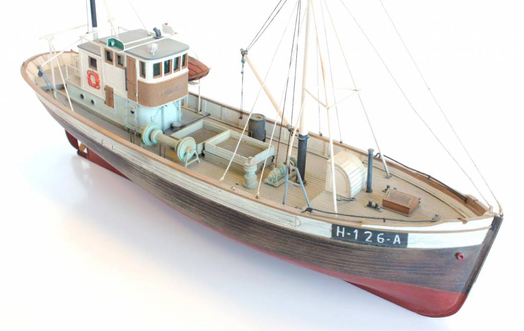 Norwegean fishingboat Framtid I full hull - resin kit - 1:87 - Artitecshop