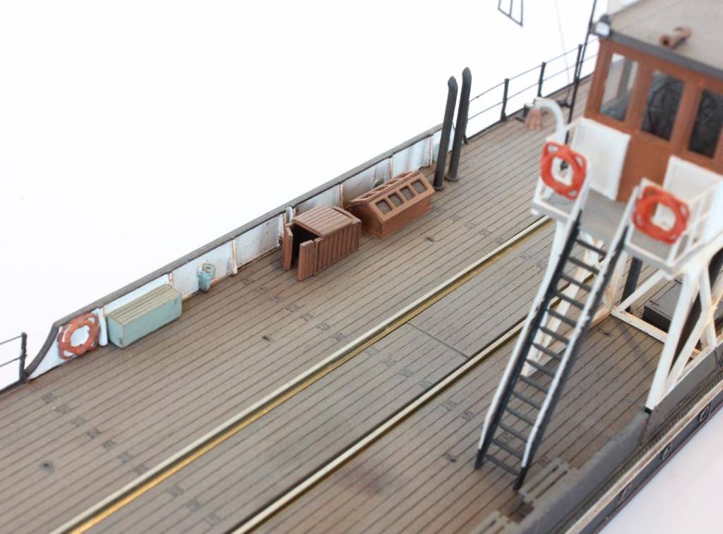 Railroad ferry, 187 resin kit, unpainted