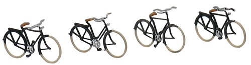 Duitse fietsen 1920-1960, 1:160, kant en klaar geëtst, geverfd