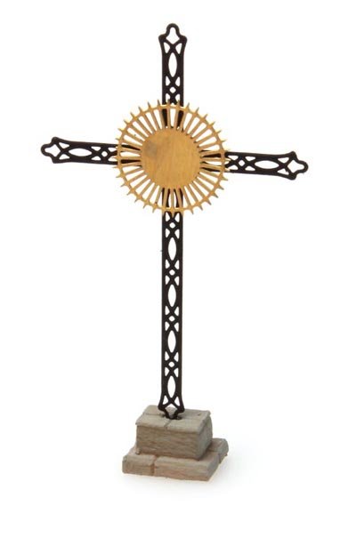 Wegkreuz, 1:160, Fertigmodell aus Ätzteilen, lackiert
