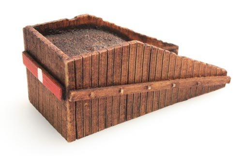 Bufferblok, 1:160, kant en klaar resin, geverfd