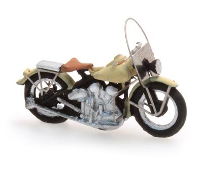 US motorcycle Liberator Zivil elfenbein, 1:87 Fertigmodell