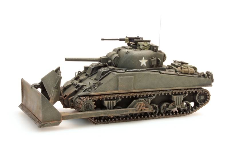 Sherman M4, dozer tank, UK / US