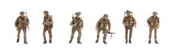 UK Infantry 6 Figuren