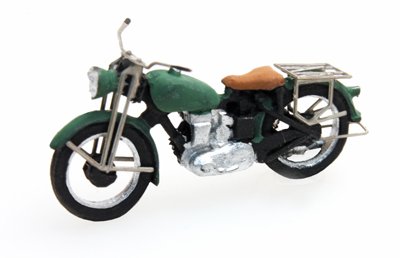Motor Triumph civiel, groen, 1:87 kant en klaar, geverfd