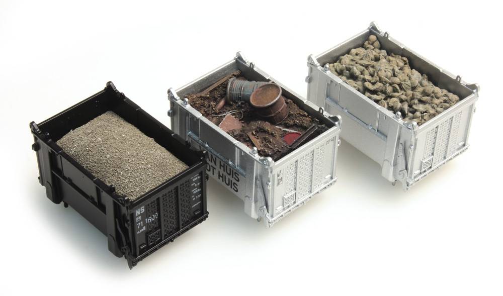Ladegut Container: Rüben, Schrot, Sand