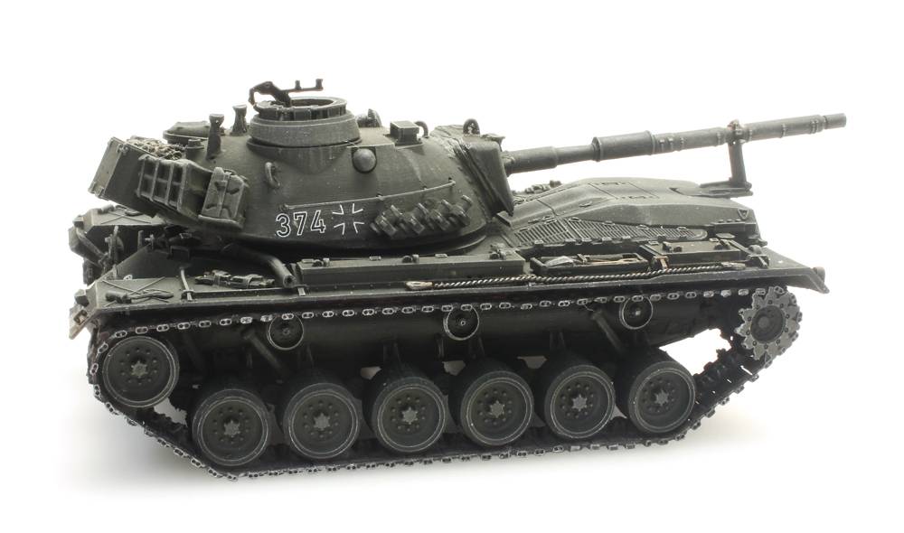 M48A2GA2 Gelboliv für Eisenbahntransport Bundeswehr