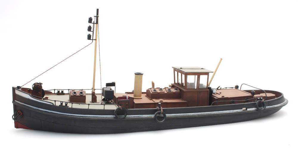 Canal steam tug - resin kit - 1:87