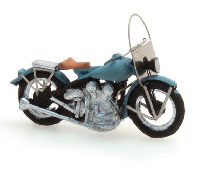 US motorcycle Liberator Zivil blau
