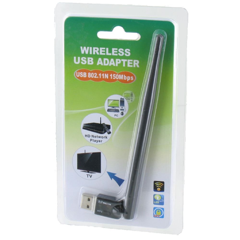 Wifi 150Mbps Ultra Mini Adapter met Externe Antenne
