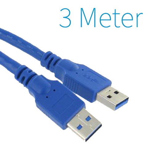 USB 3.0 Male - Male Kabel 3 Meter