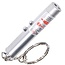 2-in-1 Compacte Laserpen Sleutelhanger - LED zaklampje - Inclusief batterijen - Rood
