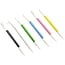 Stylus pennen voor de Nintendo DSi – set van 6 stuks – zwart, wit, blauw, roze, geel, groen