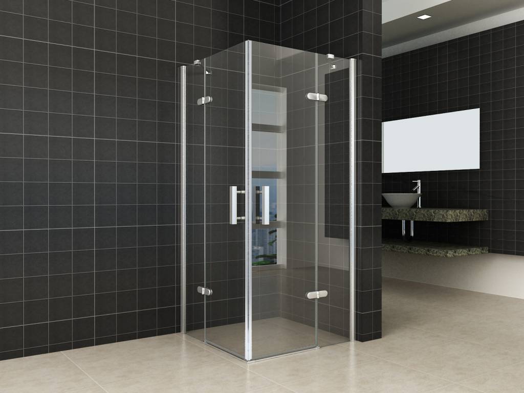 Aqua Splash Douchecabine Vierkant Hoekinstap 90X90X200 Cm 8 Mm Nano ... Aqua Splash Douchecabine Vierkant Hoekinstap 90X90X200 Cm 8 Mm Nano ...