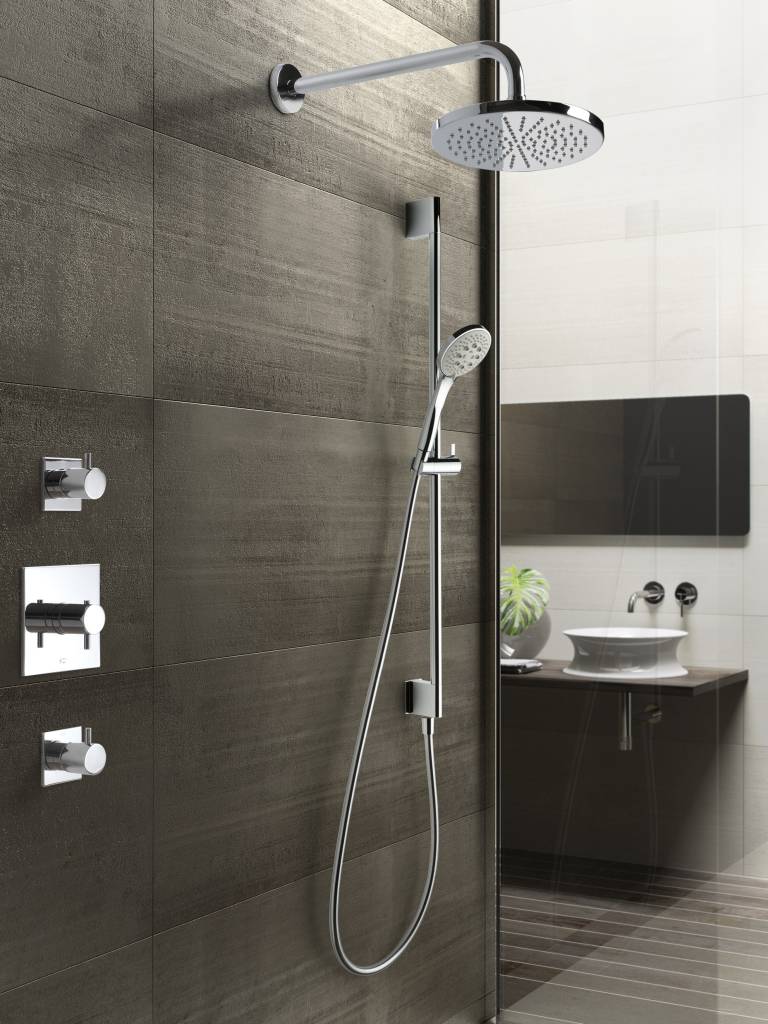 Hotbath Thermostatische Inbouw Douche Set Laddy Met 2 Stopkranen Ibs 2