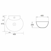Wastafel Jamo Rond Ø 41cm Hoogte 25cm - Megadump Dalen Wastafel Jamo Rond Ø 41cm Hoogte 25cm - Megadump Dalen