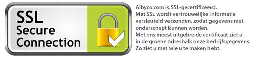 Albyco.com: SSL- gecertificeerd