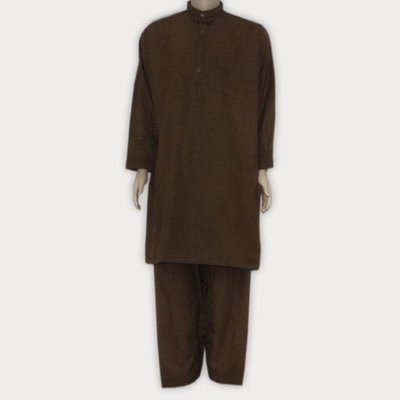 Salwar Kameez Herren - Dunkelbraun