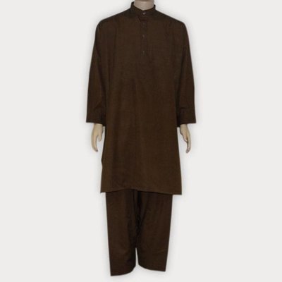 Salwar Kameez Herren - Dunkelbraun