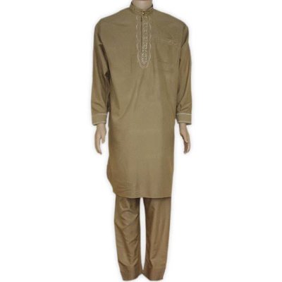 Salwar Kameez Herren - Goldbraun