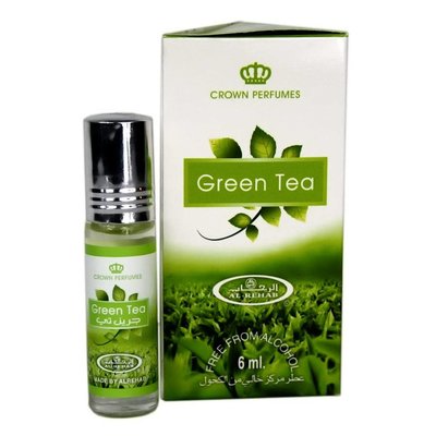 Al-Rehab Perfume Oil Green Tea by Al Rehab 6ml - Alcohol-Free perfume