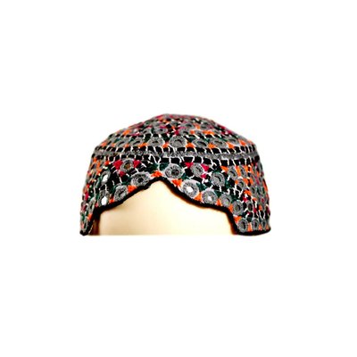 Colorful Sindhi cap with embroidery / Size S