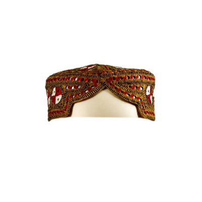 Colorful Sindhi cap with embroidery / Size S