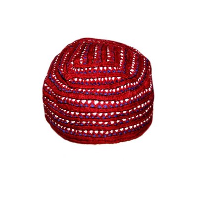 Bunte Sindhi Mütze mit Stickerei