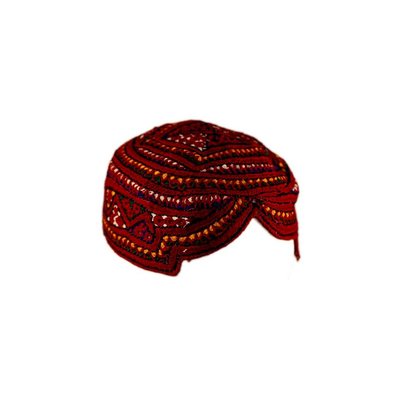 Bunte Sindhi Mütze mit Stickerei
