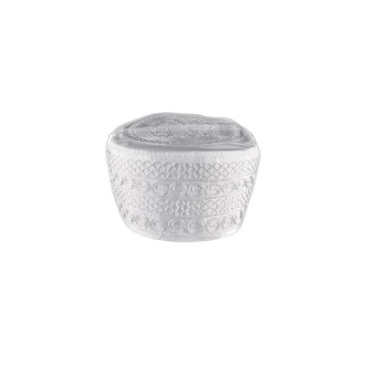 Lightweight cap prayer cap in white