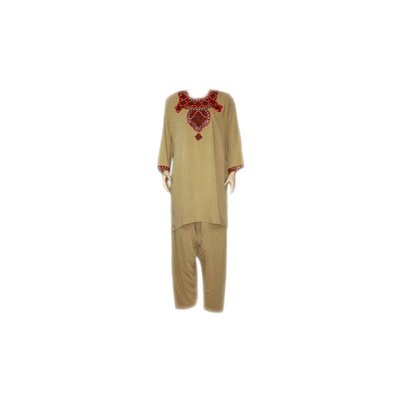 Salwar Kameez Damen - Spiegeldesign Hellbraun