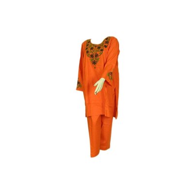 Salwar Kameez Damen - Orange Sweetheart