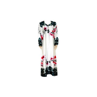 Djellaba Kaftan for Women in Pink-Black