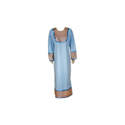 Jilbab kaftan for ladies with applications - Light Blue