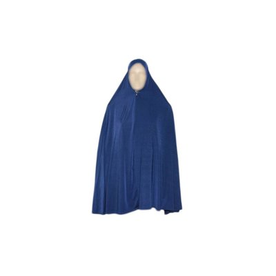 Big khimar hijab in Blue - Stretchy