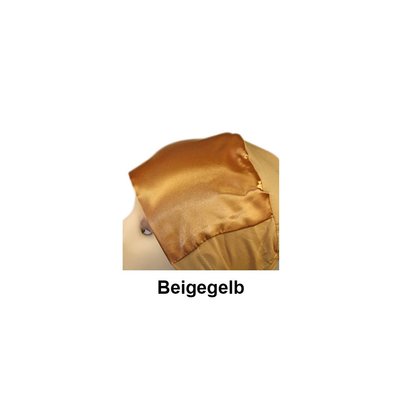 Under headscarf Bone with satin trim - Available in various colors