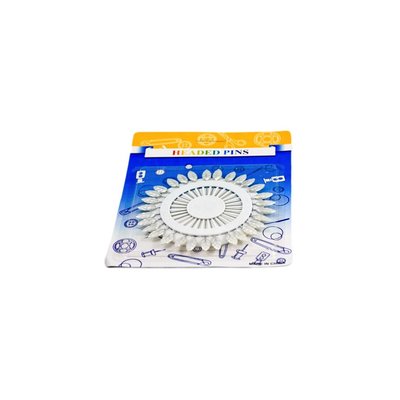 Kopftuchnadel Set Blatt in Weiss