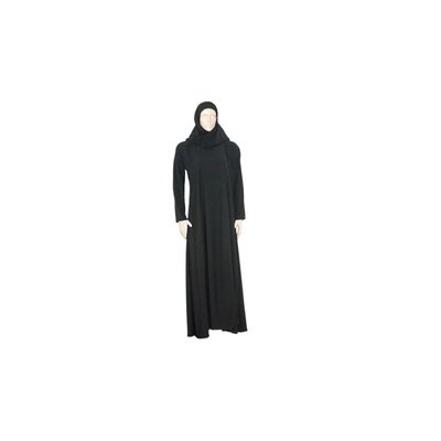 Abaya cloak in Saudi style in black