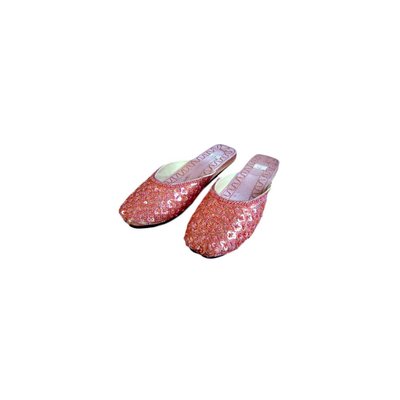 Orient Slip-On shoes with sequins in Salmon Pink