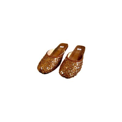 Orient Slip-On shoes with sequins in Brown